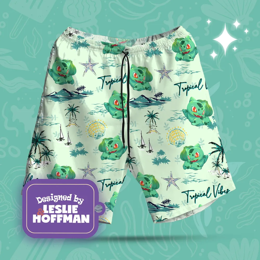 Bulbasaur Tropical Vibes Poké Shorts