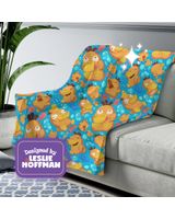 Psyduck Bath Pokézz Cozy Plush Fleece Blanket